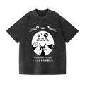 Studio Ghibli Totoro No Face Kaonashi Vintage Wash Japanese Design T-Shirt