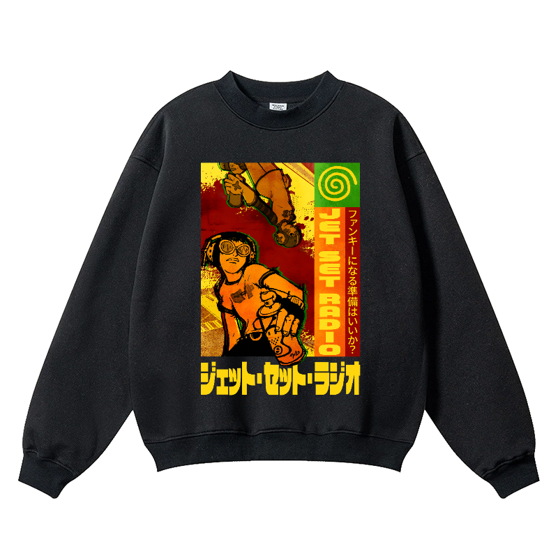 Jet Set Radio Vintage Cotton Blend Crewneck Sweatshirt