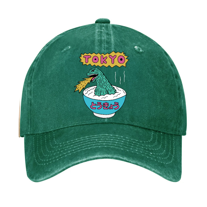 Kaiju The Monster Rice of Tokyo Vintage Cotton Hat