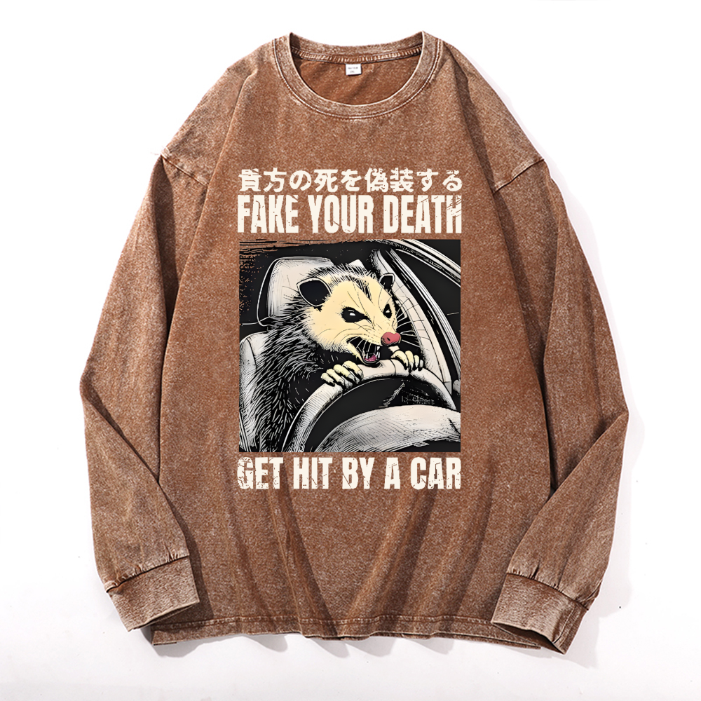 Badger Vintage Cotton Wash Crewneck Sweatshirt