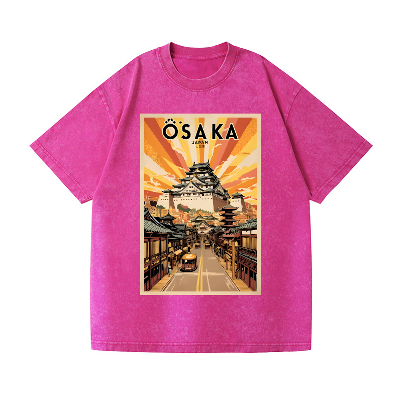 Osaka Vintage Wash Japanese Design T-Shirt