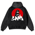 Kaiju Vintage Washed Cotton Back Art Hoodie