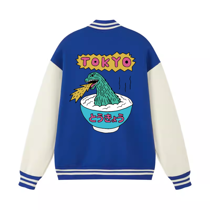 Kaiju Tokyo Vintage Cotton Varsity Jacket