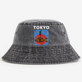 Tokyo Fish Vintage 100% Cotton Bucket Hat