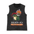 Frog Ramen Pure Cotton Wash-Dyed Sleeveless Tank Top
