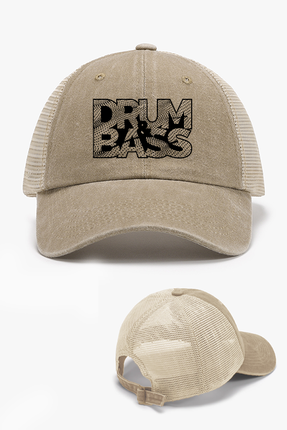 Drum and Bass Vintage Cotton Breathable Hat