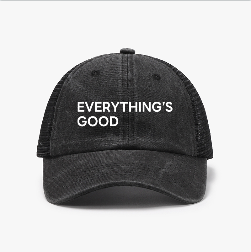 Everything's Good Vintage Cotton Breathable Hat