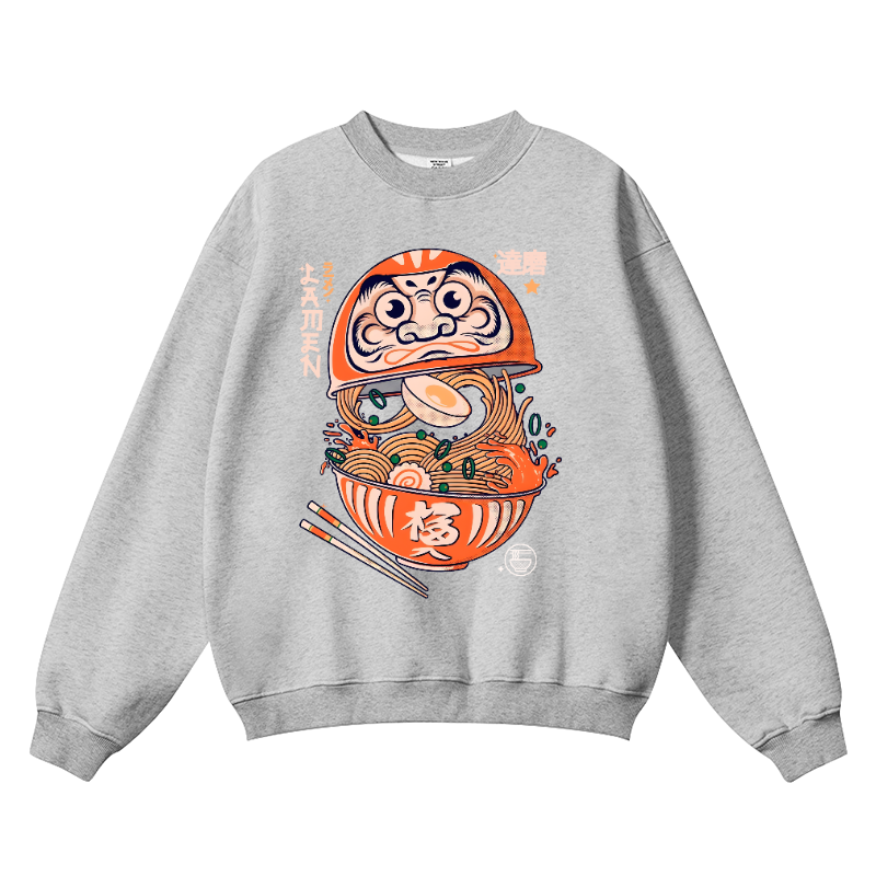 Daruma Vintage Cotton Blend Crewneck Sweatshirt