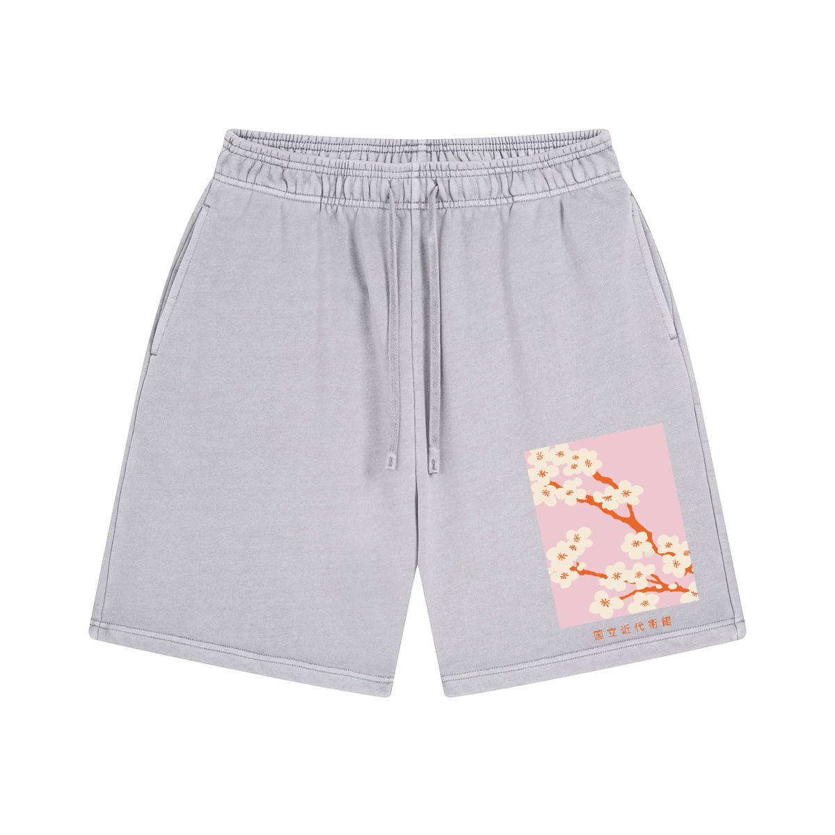 Flower Vintage Pure Thick Cotton Shorts