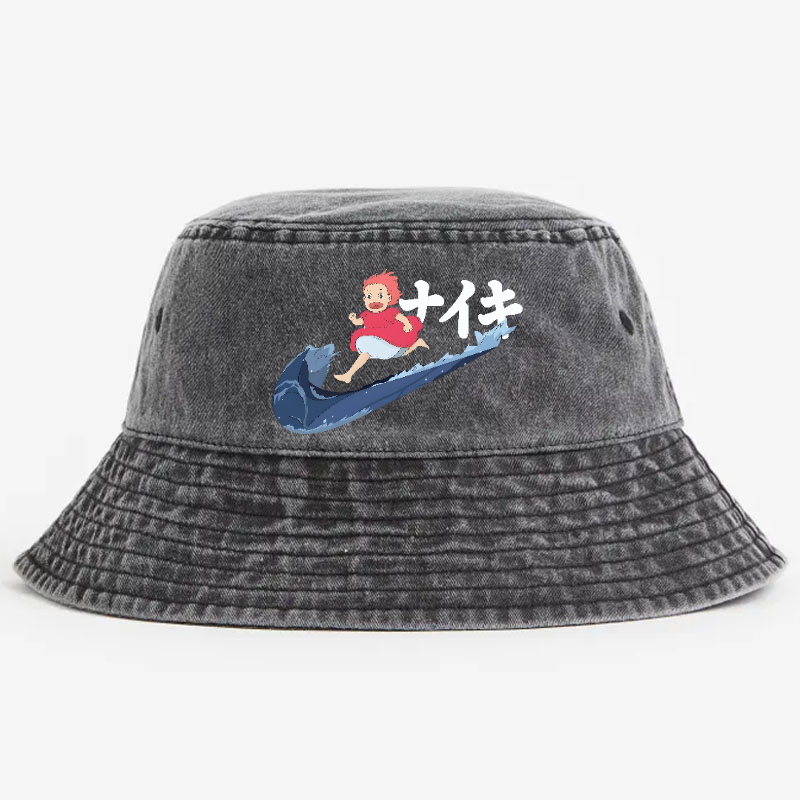 Ghibli  Vintage 100% Cotton Bucket Hat