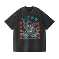 Drunken Octopus Vintage Wash Japanese Design T-Shirt