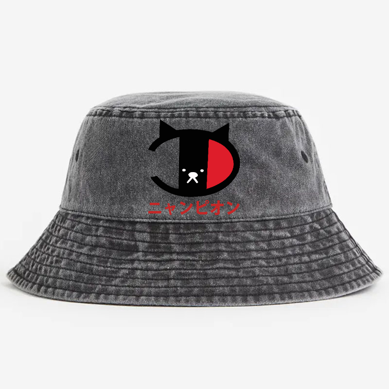 Cat Champion Vintage 100% Cotton Bucket Hat