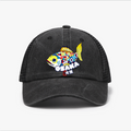 Osaka Fish Vintage Cotton Breathable Hat