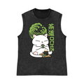 CAT Pure Cotton Wash-Dyed Sleeveless Tank Top