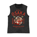 Osaka Dotonbori Drunken Octopus Pure Cotton Wash-Dyed Sleeveless Tank Top