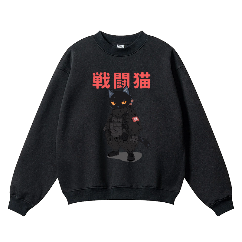 Battle Cat Vintage Cotton Blend Crewneck Sweatshirt