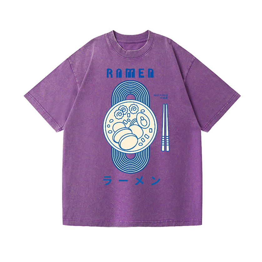 Ramen Vintage Wash Japanese Design T-Shirt