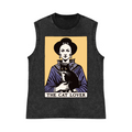 The Cat Lover Pure Cotton Wash-Dyed Sleeveless Tank Top