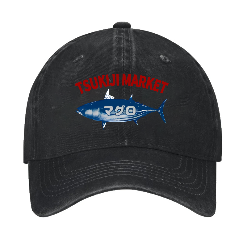 Tsukiji Market Vintage Cotton Cap