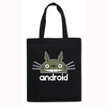 Ghibli Totoro Android Japanese Style Canvas Tote Bag