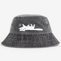 Cat Vintage 100% Cotton Bucket Hat