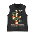 Hibiki Whisky Pure Cotton Wash-Dyed Sleeveless Tank Top