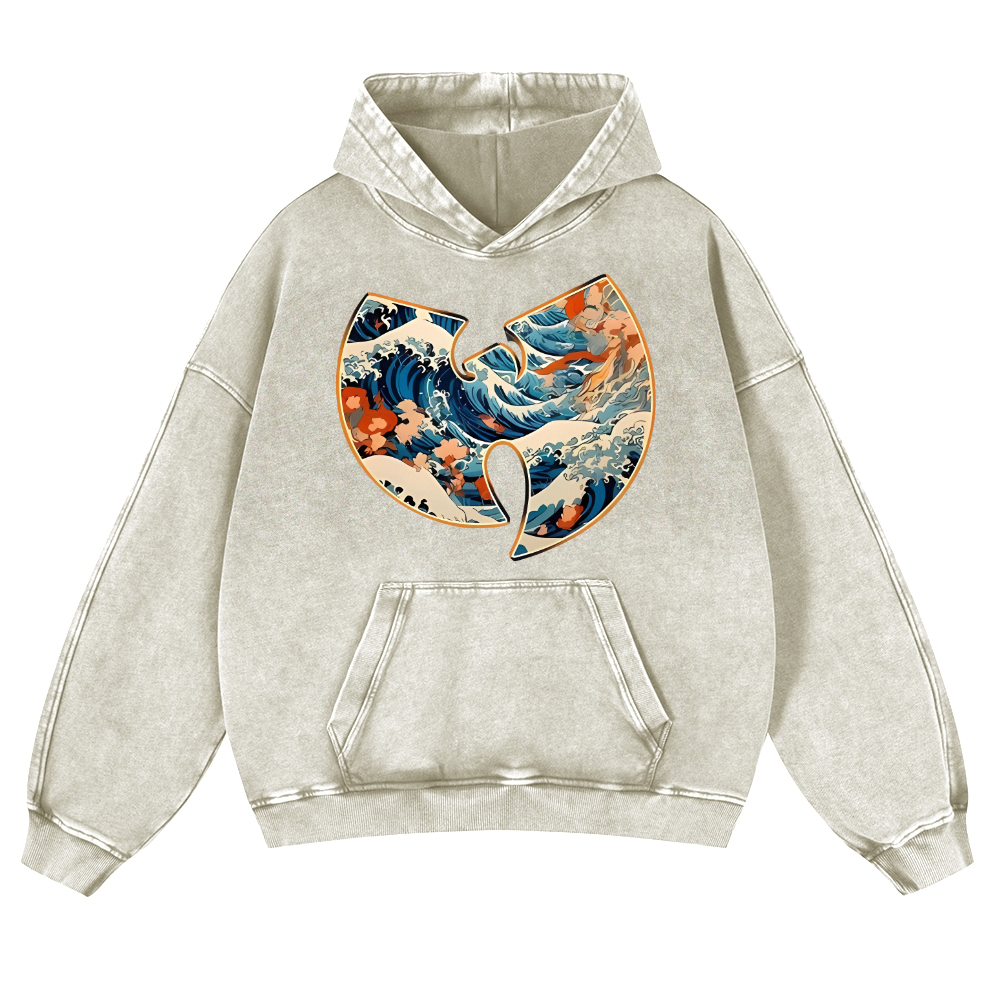 Vintage Washed Thick Cotton Hoodie
