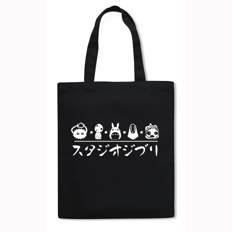 Ghibli Totoro Japanese Style Canvas Tote Bag