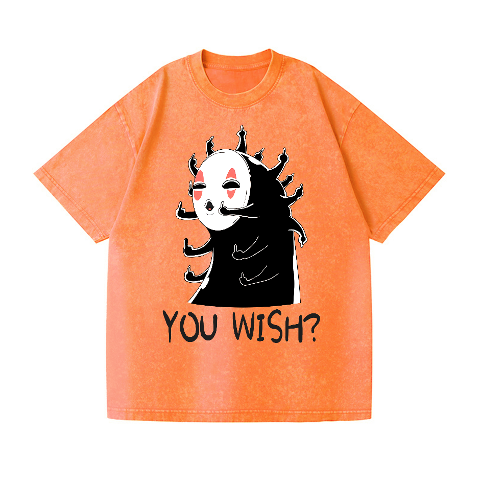 Ghibli No Face Kaonashi Vintage Wash Japanese Design T-Shirt