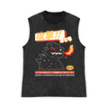 Kaiju Is Known As The King Of Monsters Pure Cotton Wash-Dyed Sleeveless Tank Top