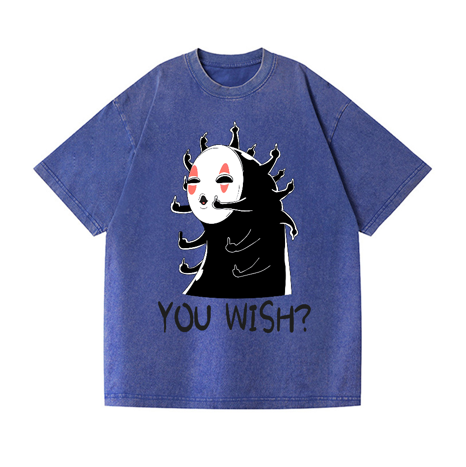 Ghibli No Face Kaonashi Vintage Wash Japanese Design T-Shirt