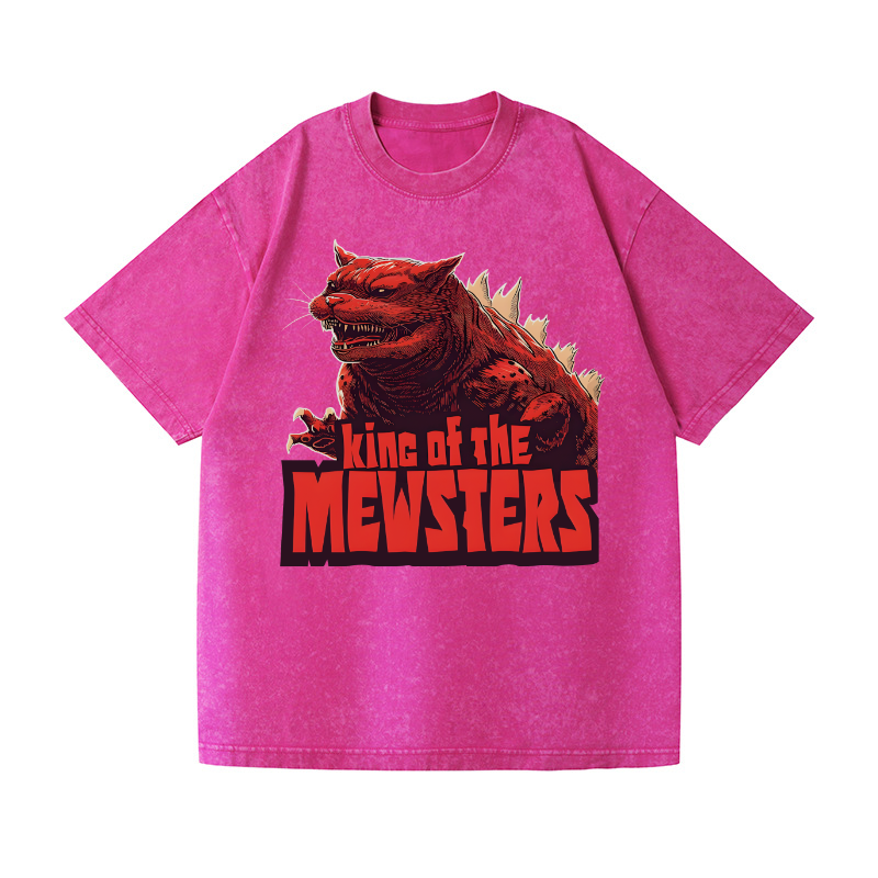 Catzilla Cat Kaiju Vintage Wash Japanese Design T-Shirt