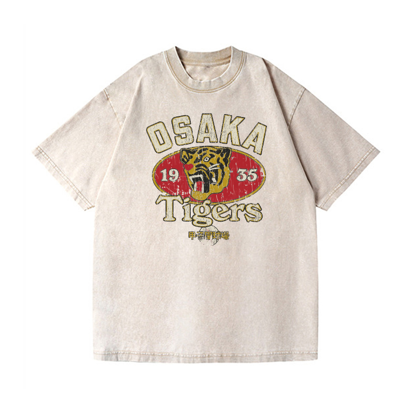 Osaka Tiger 1935 Vintage Wash Japanese Design T-Shirt