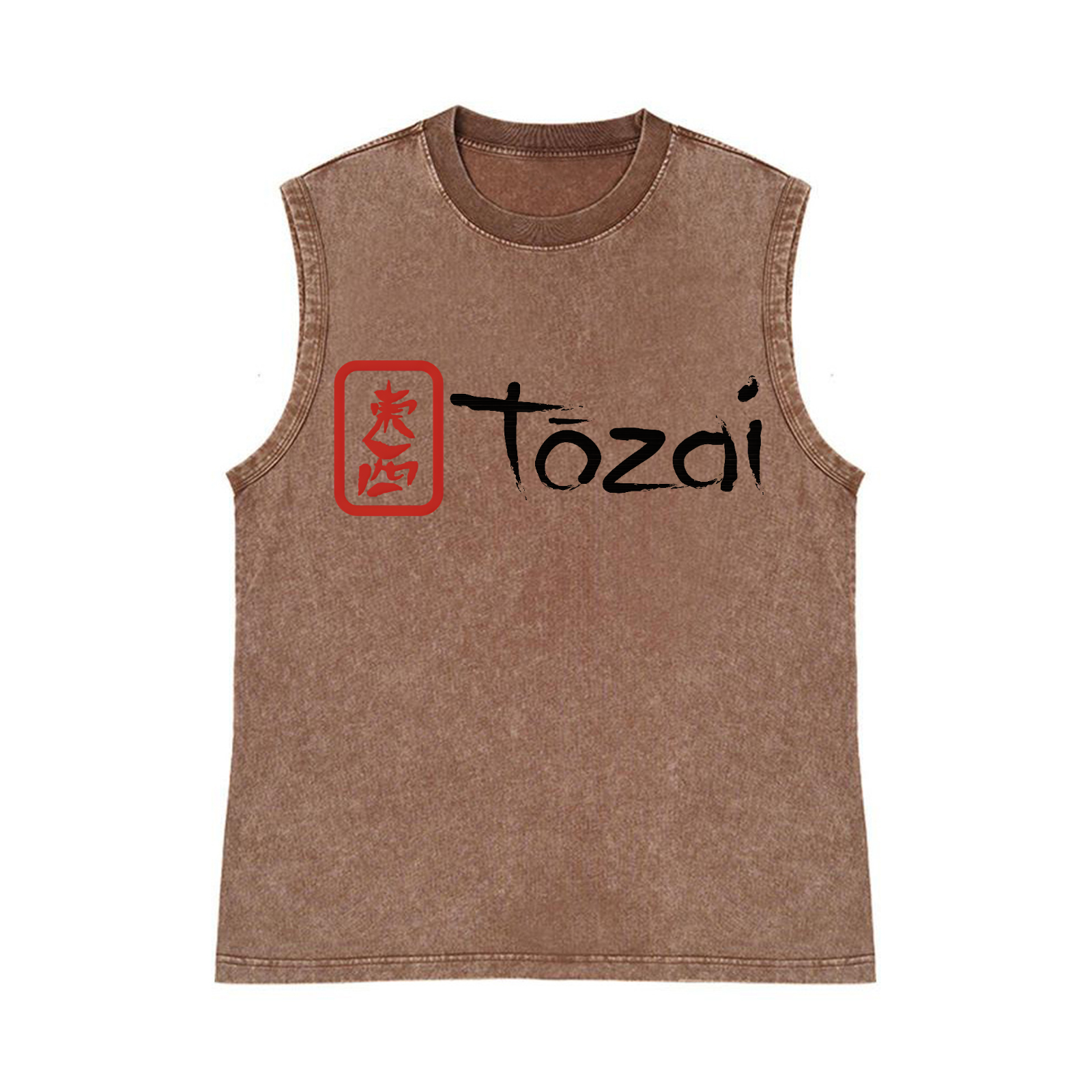 Tozai Sake Pure Cotton Wash-Dyed Sleeveless Tank Top
