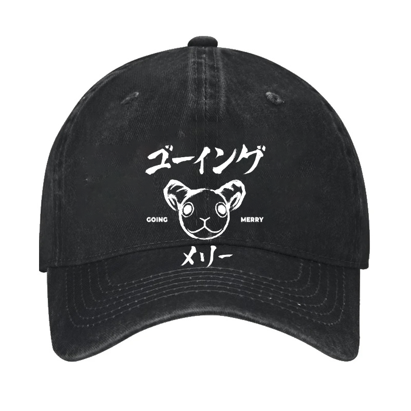 One Piece Vintage Cotton Cap