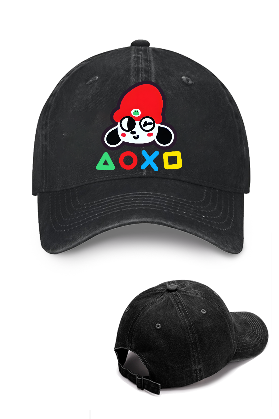 PaRappa the Rapper Vintage Cotton Cap