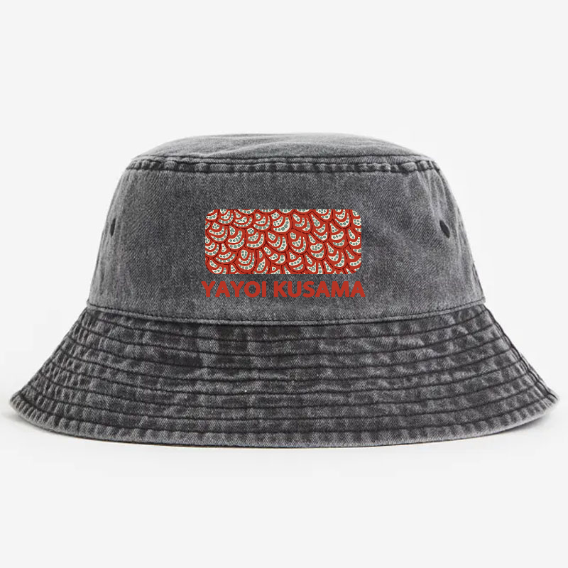 Yayoi Kusama Vintage 100% Cotton Bucket Hat