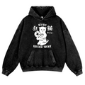 Vintage Washed Thick Cotton Hoodie