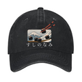 Sushi Wave Vintage Cotton Cap