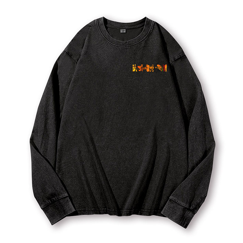 Jet Set Radio Vintage Washed Cotton Back Art Long-sleeve T-shirt