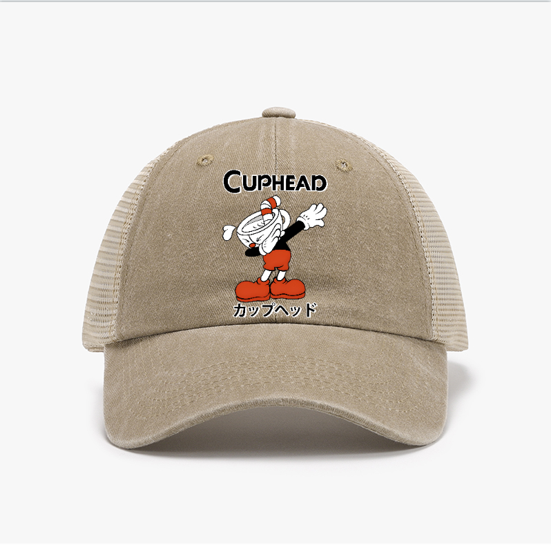 Cuphead Vintage Cotton Breathable Hat
