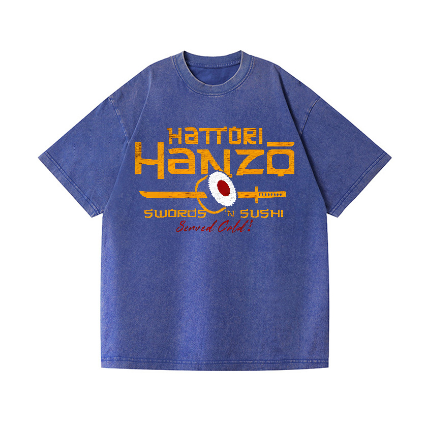 Okinawa Hattori Hanzo Vintage Wash Japanese Design T-Shirt