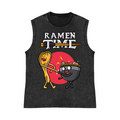 Ramen Pure Cotton Wash-Dyed Sleeveless Tank Top