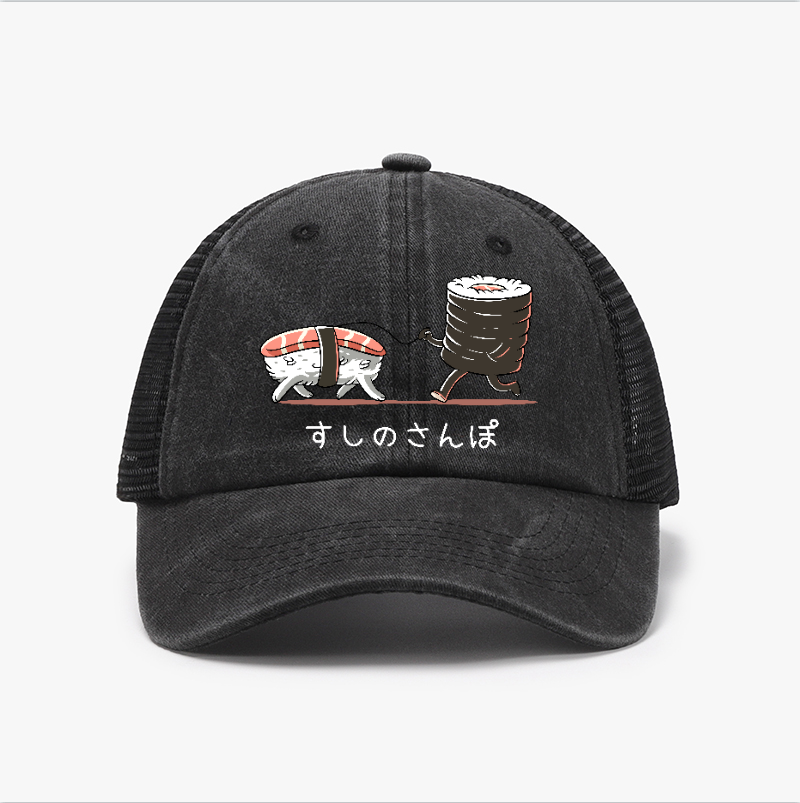 Sushi Vintage Cotton Breathable Hat