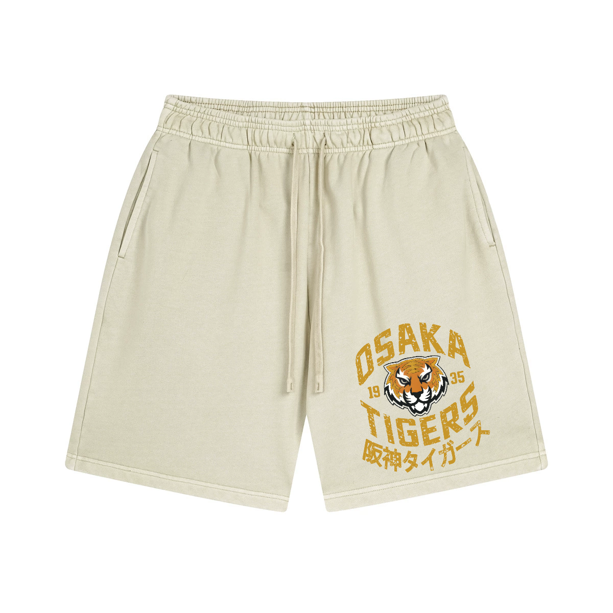 Osaka Tigers Vintage Pure Thick Cotton Shorts