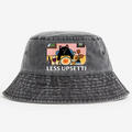 Spaghetti Cat Vintage 100% Cotton Bucket Hat