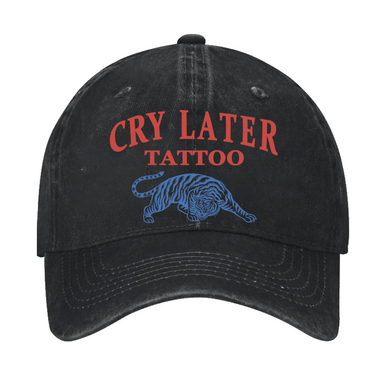 Tiger Tattoo Vintage Cotton Cap