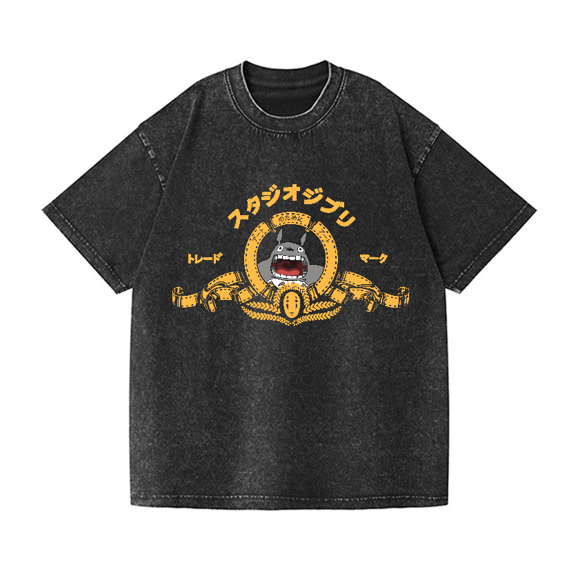 MGM Ghibli Totoro Vintage Wash Japanese Design T-Shirt