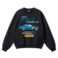 Datsun Car Vintage Cotton Blend Crewneck Sweatshirt