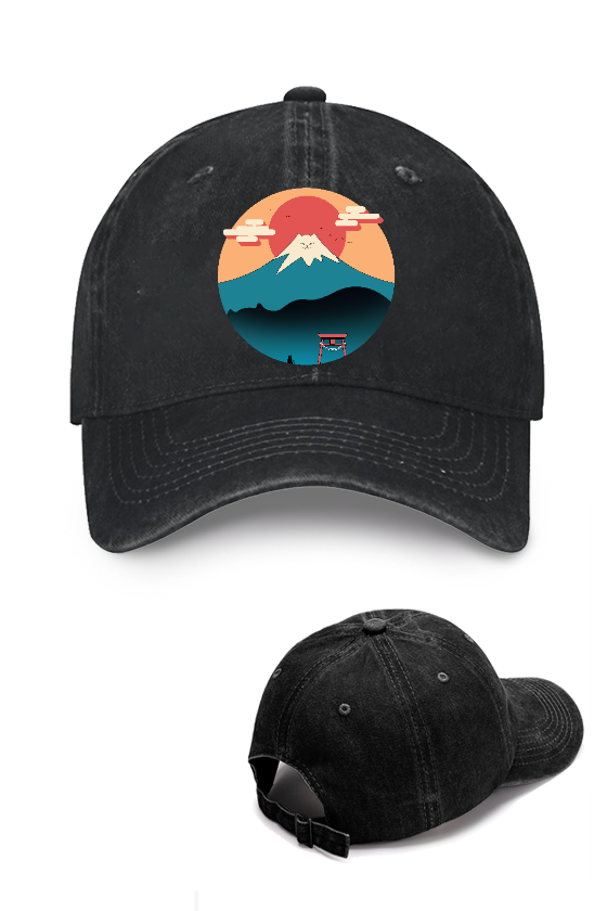 Cat Mountain Vintage Cotton Cap